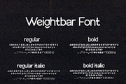 Weightbar Sans Serif Font, a Sans Serif Font by Jrray Studio (Thumbnail 6 of 8)