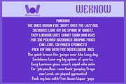 The Processor font, a Font by weknow (Thumbnail 6 of 8)