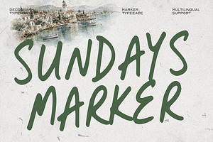 Sundays Marker – Handwritten Font