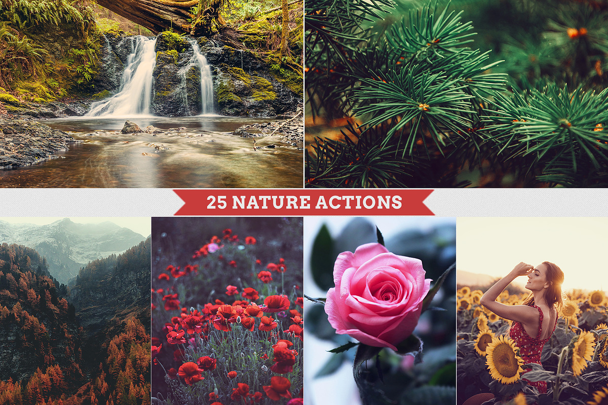 25 Nature Photoshop Actions, an Action Add-On by Bato (Photo 1 of 9)