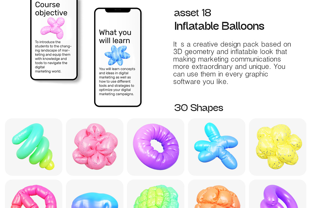 3D Abstract Design LIBRARY, a Graphic by LarysaZabrotskaya (Photo 22 of 24)