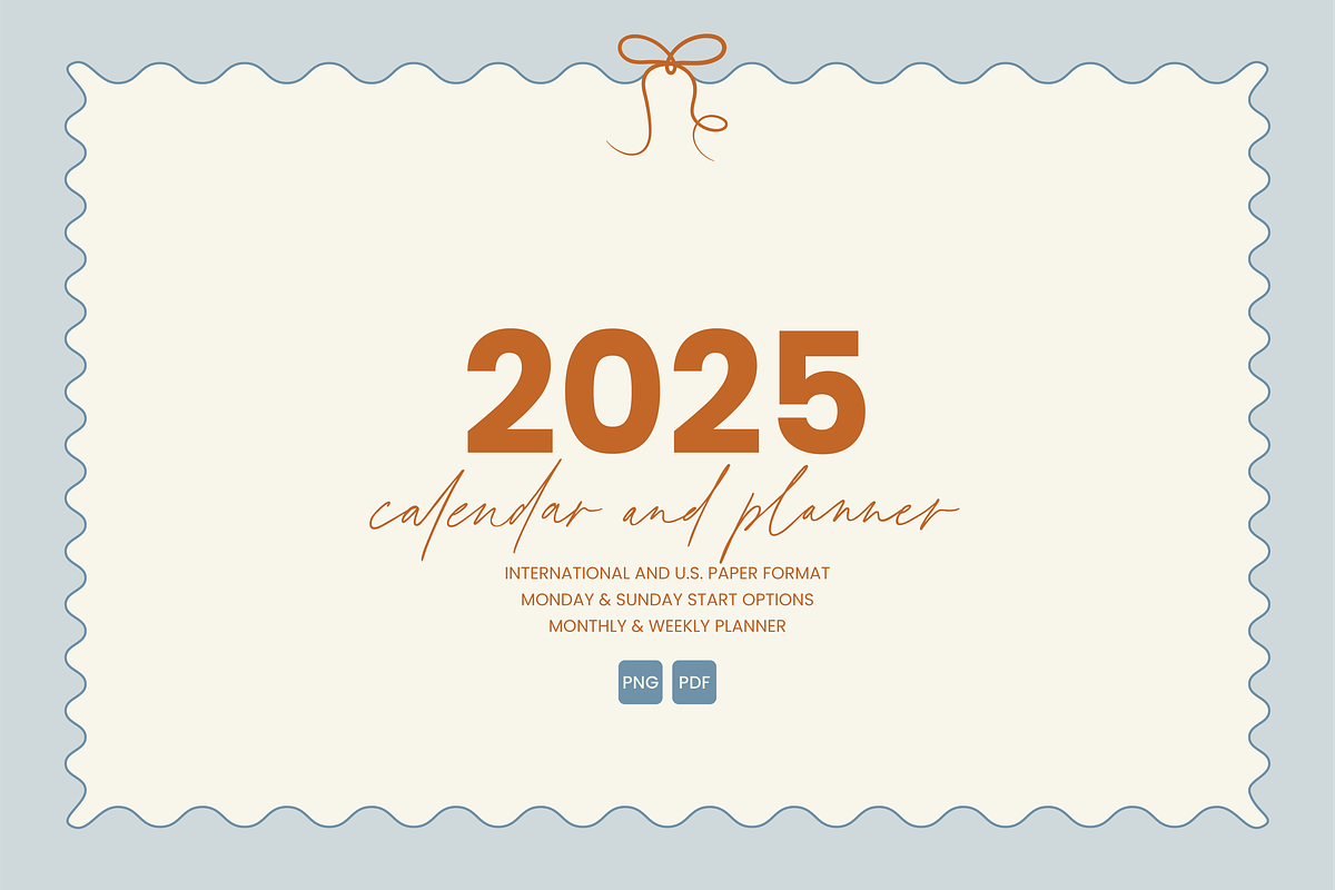 2025 Calendar and Planner, a Templates & Theme by May Motif (Photo 1 of 12)