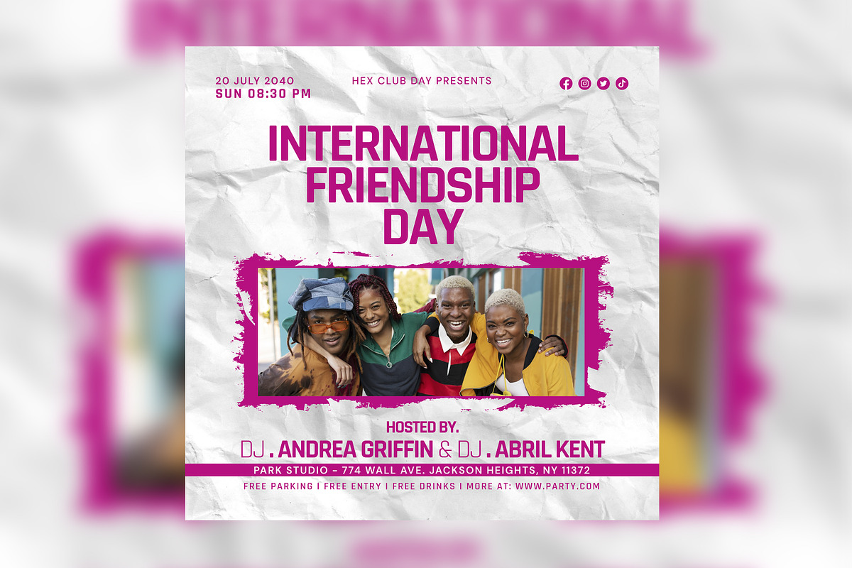 International Friendship Day!, a Flyer Template by FlyeredTemplate (Photo 4 of 4)