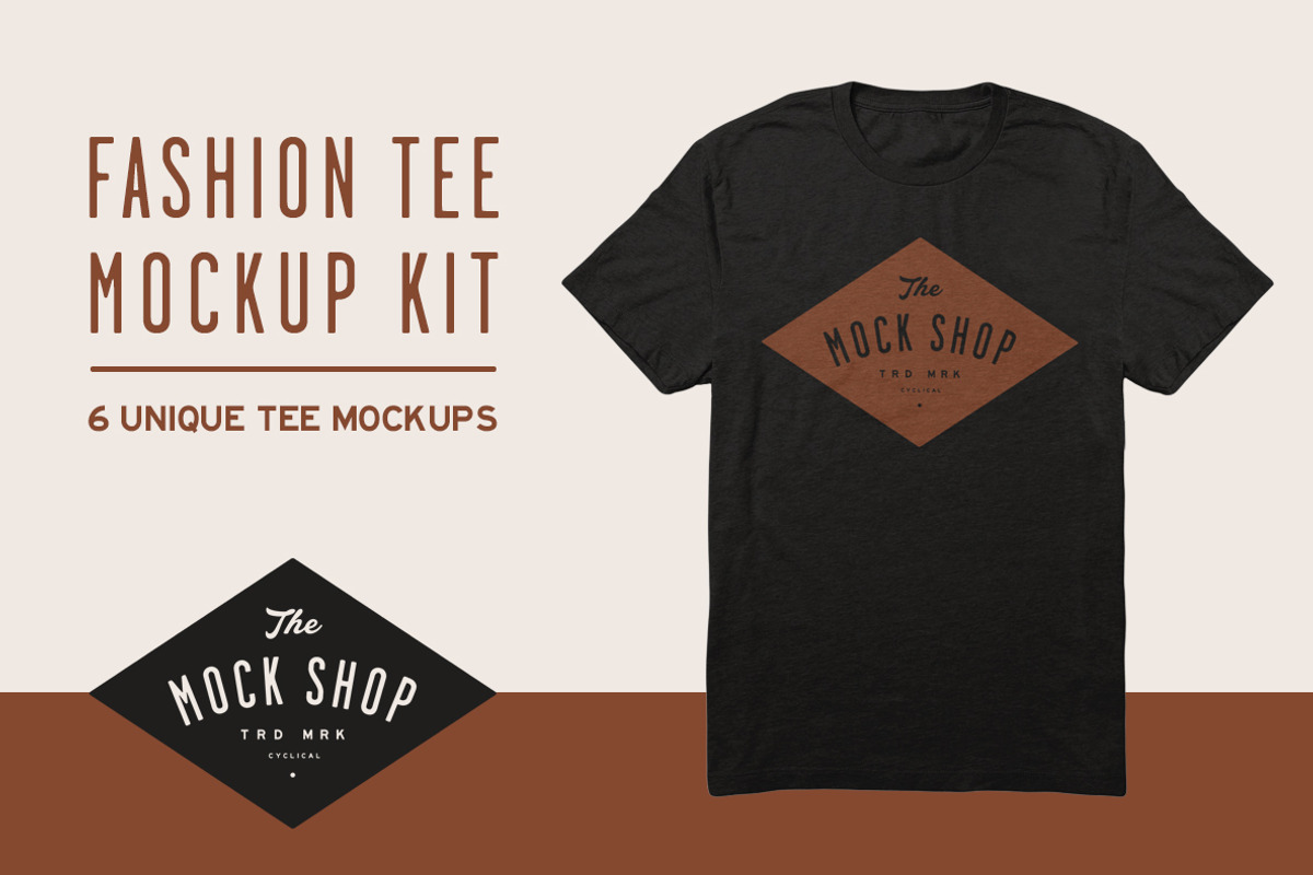 Fashion Tee Mockup Kit, a Shirt Mockup by The Mock Shop (Photo 2 of 5)