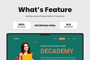Education & Learning Google Slide, a Presentation Template by SquidPixey (Thumbnail 2 of 6)