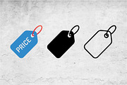 Price Tag Icons Set, an Outline Icon by Artonix (Thumbnail 2 of 2)