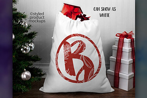 Santa Sack Mockup