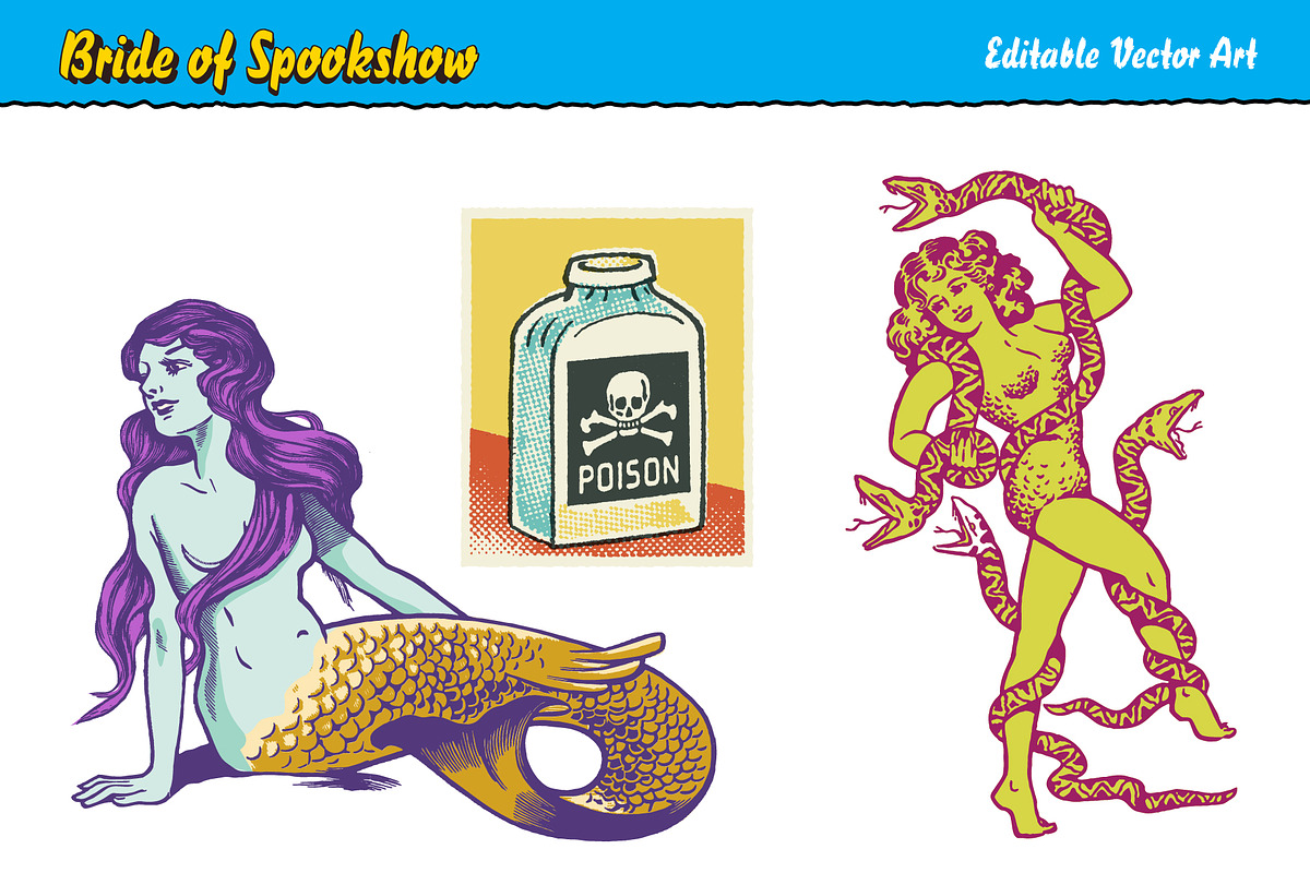 Bride of Spook Show Collection, a Handwritten Font by Paper Moon Graphic Supply (Photo 17 of 25)
