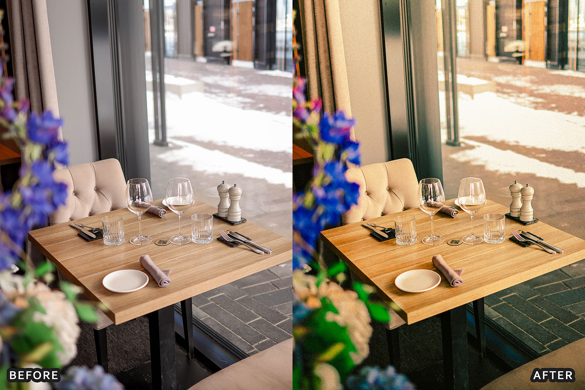Candlelight Restaurant Presets, a Preset Add-On by AAA Presets (Photo 4 of 12)