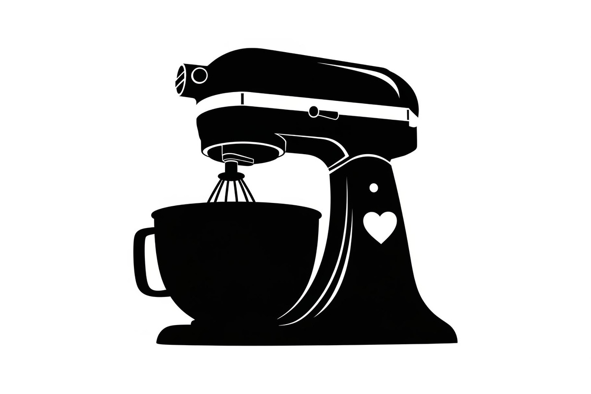 Kitchen Stand Mixer Silhouette Bundl, an Illustration by Gaye Art (Photo 4 of 31)