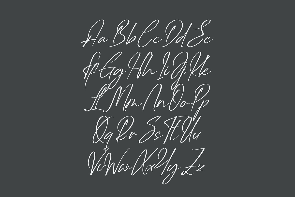 Delynta Roastiph Handwritten Ink Fon, a Script Font by Letterena Studios Script (Photo 14 of 15)