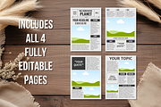 Vintage Newspaper Template, an Invitation Template by ZoloDesignHub (Thumbnail 2 of 9)