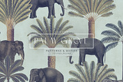 Palm Grove, Luxury tropical Prints!, a Pattern Graphic by Pink Linen (Thumbnail 1 of 13)
