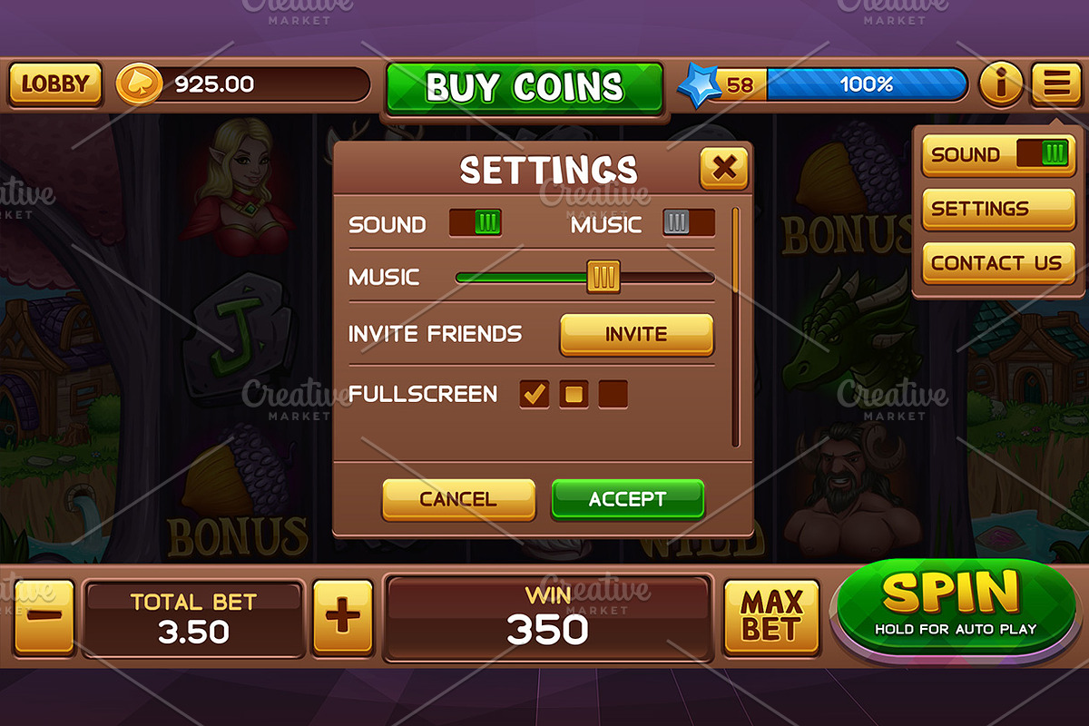 Enchanted Valley Slots game KIT, an Illustration by Saranai Store (Photo 7 of 10)