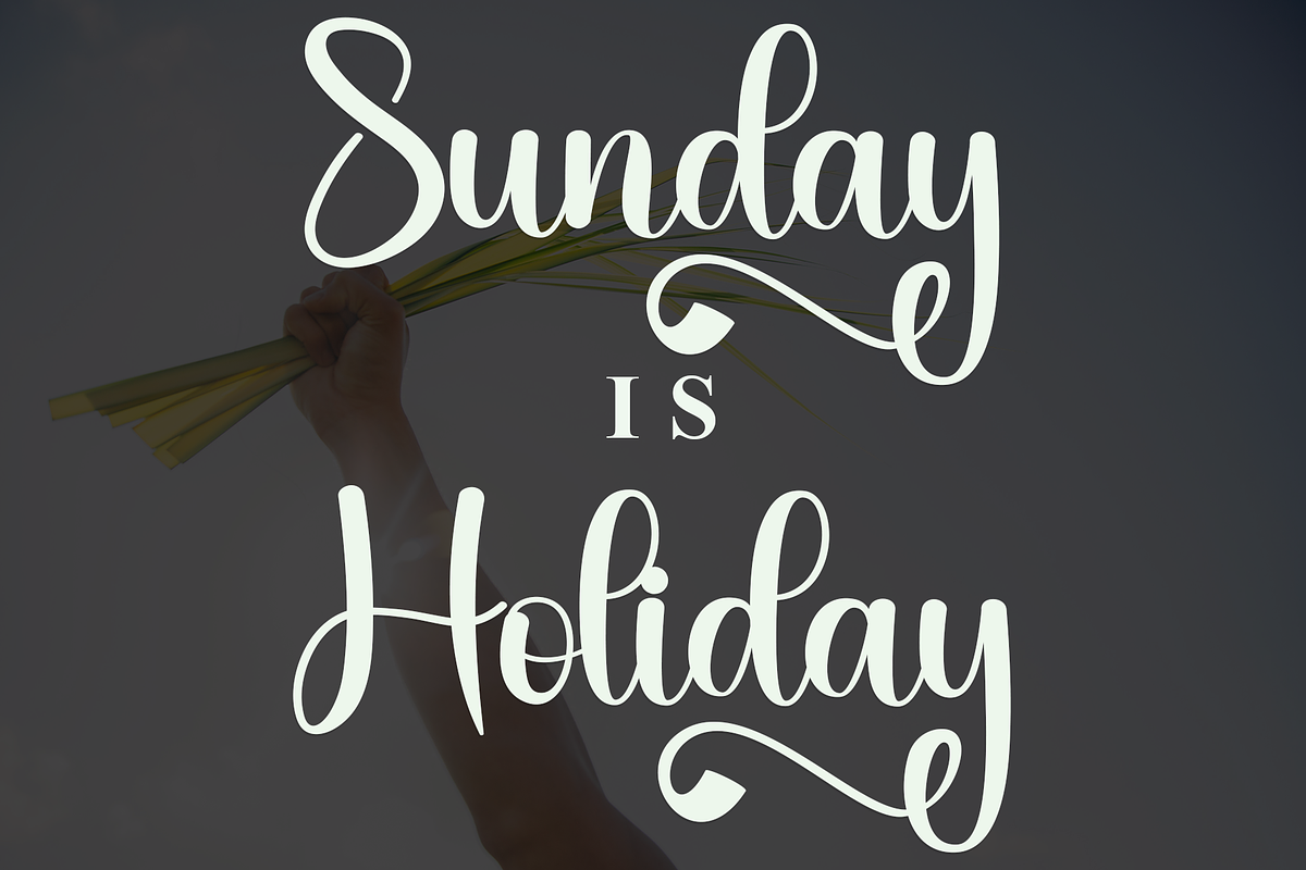 Perfect Sunday, a Handwritten Font by FreshTypeINK (Photo 4 of 8)
