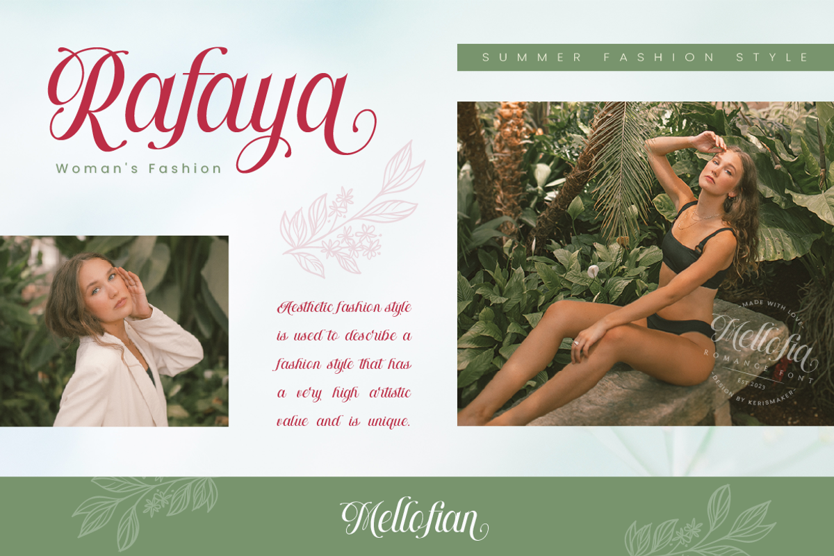 Mellofian, a Script Font by kerismaker (Photo 8 of 12)
