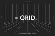 Vector Perspective Grids, an Object Graphic by ME_COLLAGE (Thumbnail 6 of 14)