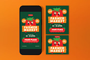 Farmer Market Flyer, a Flyer Template by graphicook (Thumbnail 3 of 3)