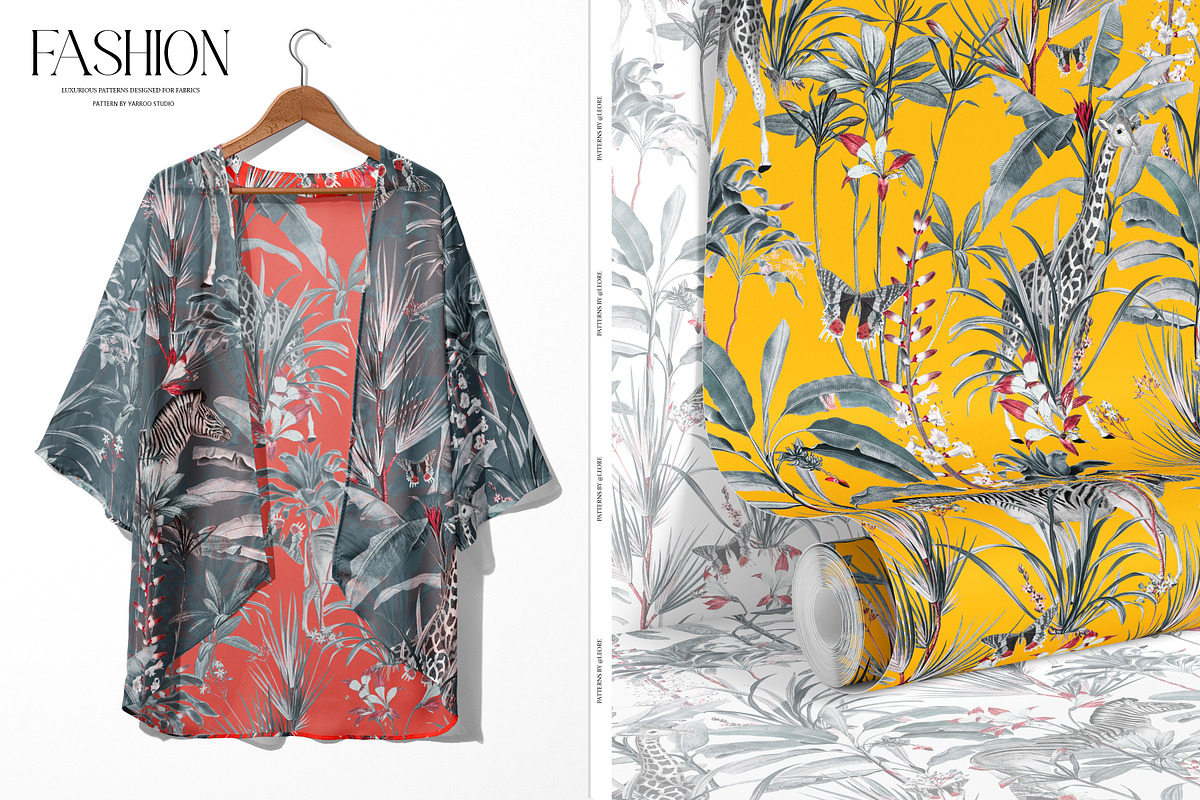 SAFARI BOTANICA — Luxury Prints, a Pattern Graphic by YARROO (Photo 9 of 10)