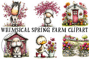 Whimsical Spring Farm Clipart, an Illustration by OK Design (Thumbnail 2 of 6)