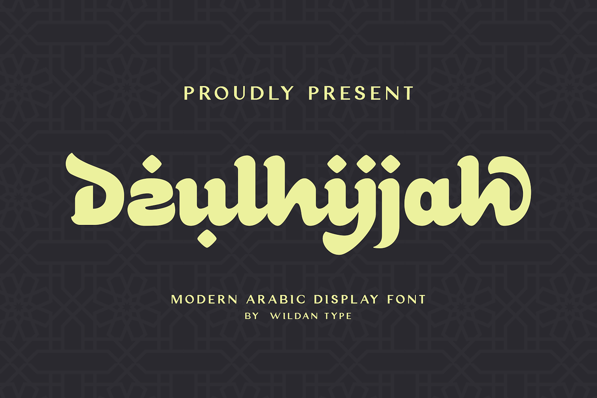 Dzulhijjah, a Font by Wildan Type (Photo 1 of 8)