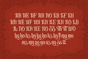 Evahgelina Vintage Font, a Blackletter Font by madeDeduk (Thumbnail 10 of 10)