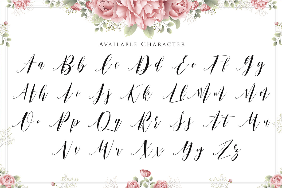 Marisa - A Modern Calligraphy, a Script Font by Gilar Studio (Photo 9 of 10)