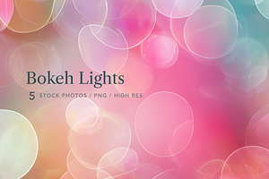 Bokeh Lights, an Abstract Photo by Typedreams.site