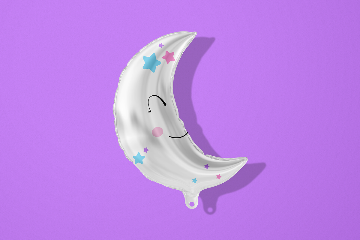 Foil Balloon Mockup Bundle, a Mockup by Mockupdaddy (Photo 8 of 11)