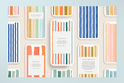 Stripes Painted Seamless Patterns, a Pattern Graphic by Basia Stryjecka (Thumbnail 5 of 20)
