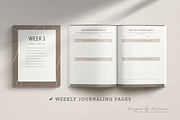 Prompt Journaling Workbook | Canva, a Magazine Template by Designs by Darowan (Thumbnail 3 of 10)