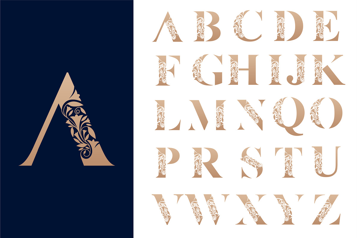 alphabets A to Z  design vector, a Branding & Logo Template by BARONSTD (Photo 3 of 4)