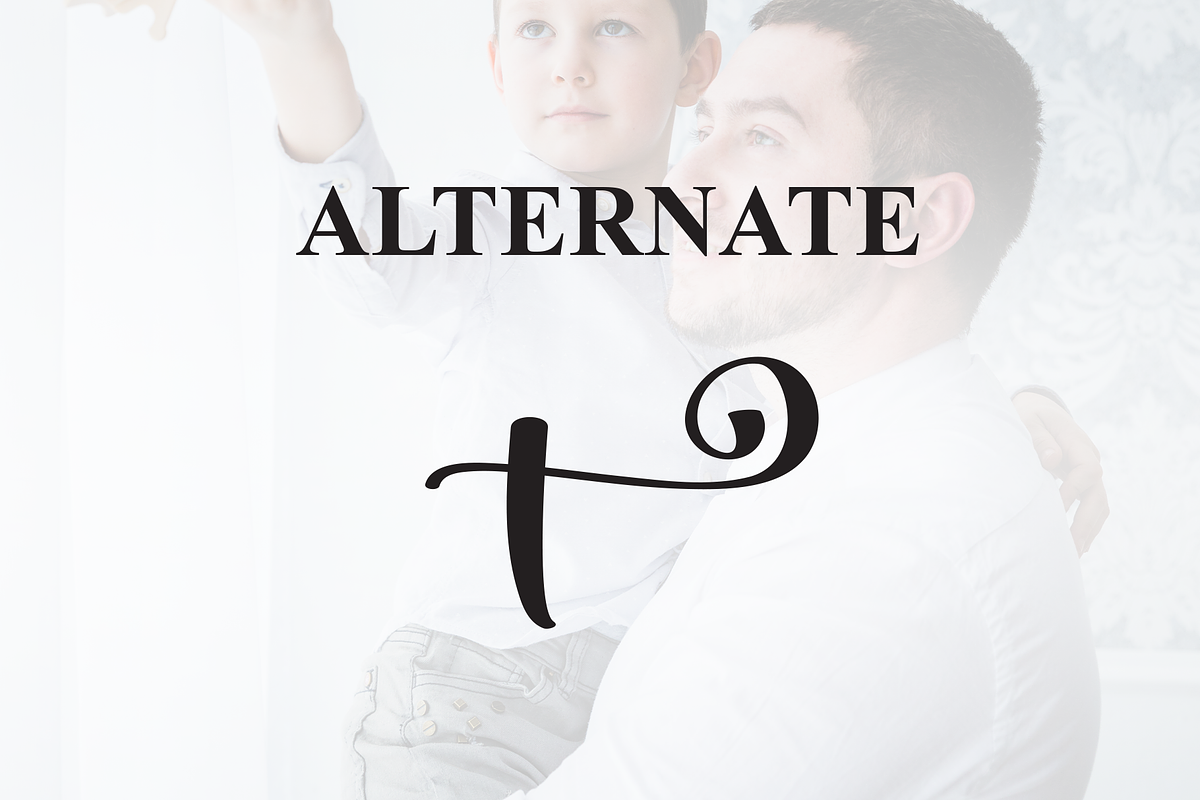 Father | Script Font, a Handwritten Font by Scratchones (Photo 8 of 9)