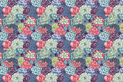 Vector succulents seamless pattern, a Pattern Graphic by kizi (Thumbnail 2 of 2)