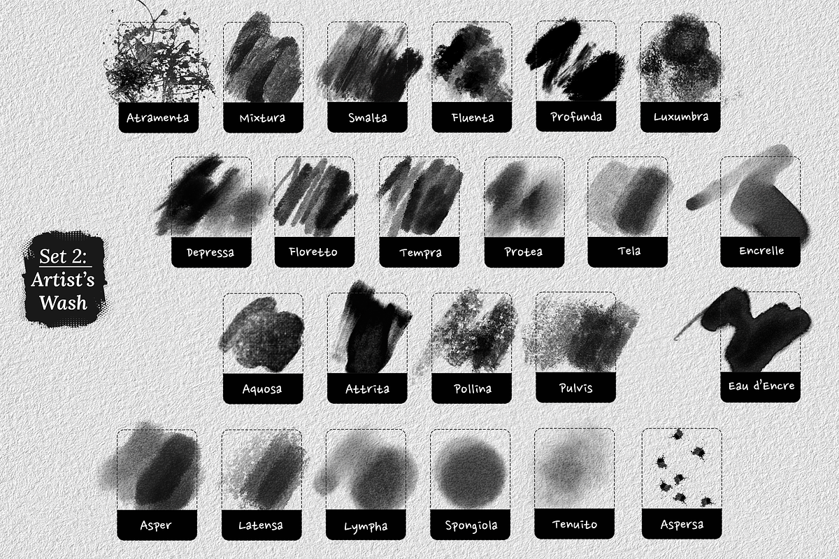 Procreate Inkwell Duo, a Brush Add-On by Brush Moment (Photo 9 of 12)