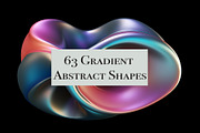 63 Abstract Gradient Shapes Graphic, an Object Graphic by Bilgep_design (Thumbnail 1 of 8)