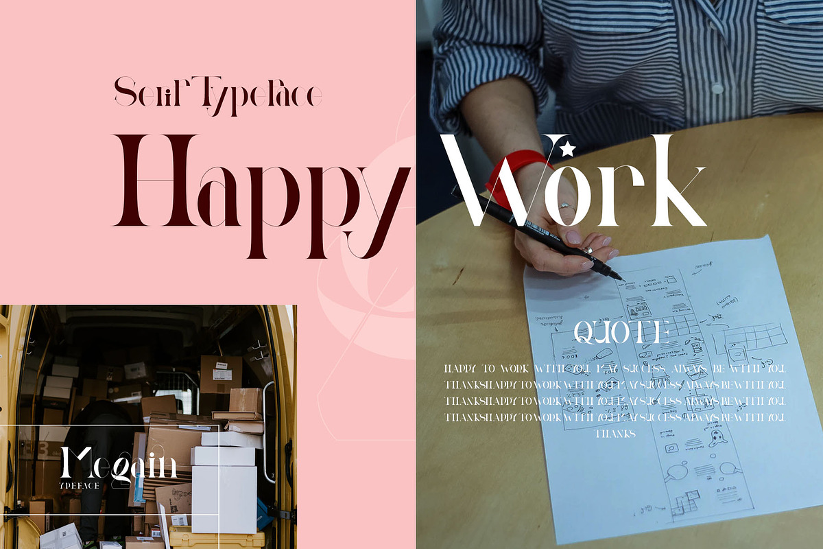 Megain Ligature Serif Typeface, a Serif Font by Humaira_std (Photo 14 of 14)