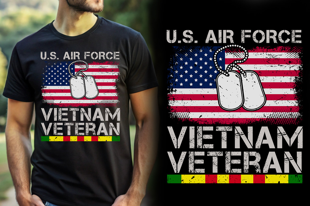 Veteran T-shirt Design, a Graphic by Crafts Bundle (Photo 1 of 2)