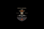 Cowboy Skull Badge Logo Set, a Branding & Logo Template by Artnivora.Std (Thumbnail 6 of 6)
