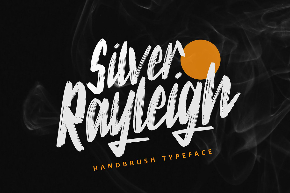 Silver Rayleigh - HandBrush Typeface