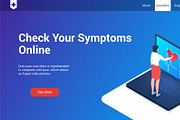 Isometric landing page template, an iPhone Mockup by Genestro Shop (Thumbnail 2 of 5)