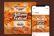 Autumn Festival Flyer Template, a Flyer Template by Tarommir (Thumbnail 2 of 4)