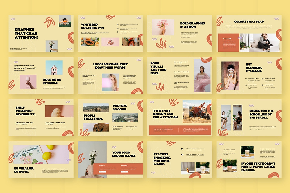 Floral Shape - Google Slide, a Presentation Template by AQR Studio (Photo 2 of 3)