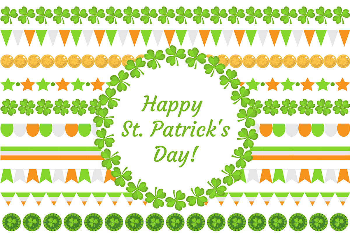 St. Patrick's Day BIG BUNDLE !!!!, a Background Graphic by Lucia Fox (Photo 12 of 17)