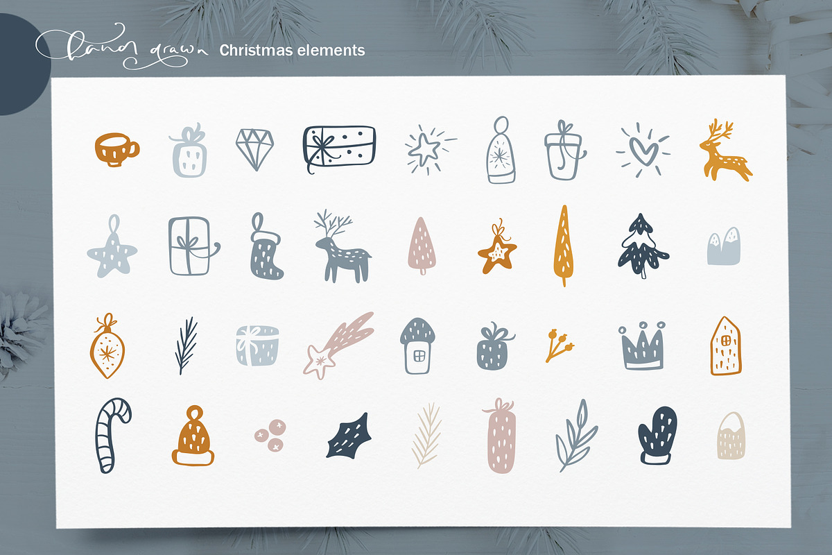 Merry Christmas nordic, an Object Graphic by Happy Letters (Photo 6 of 15)