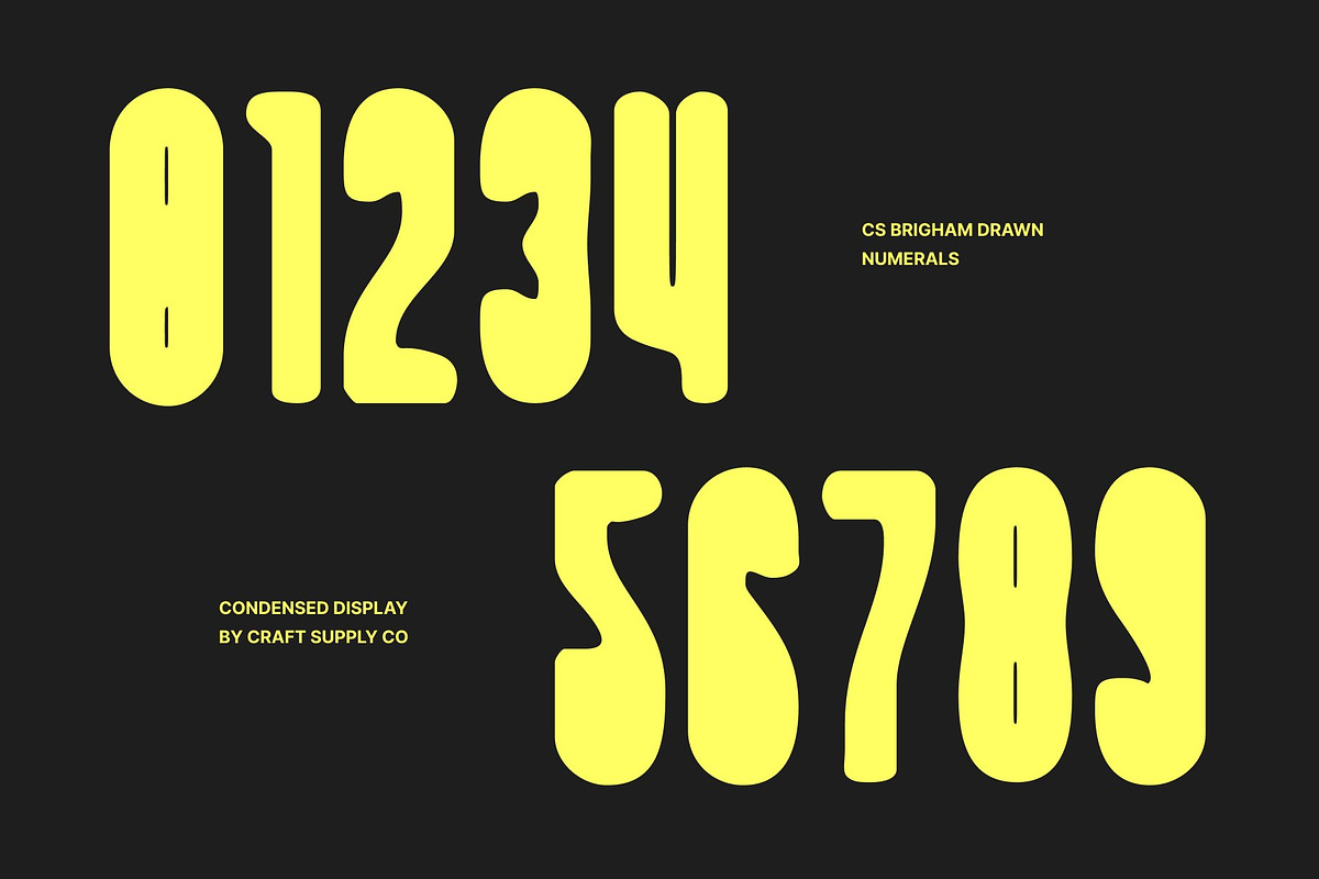CS Brigham Drawn, a Sans Serif Font by Craft Supply Co. (Photo 5 of 8)