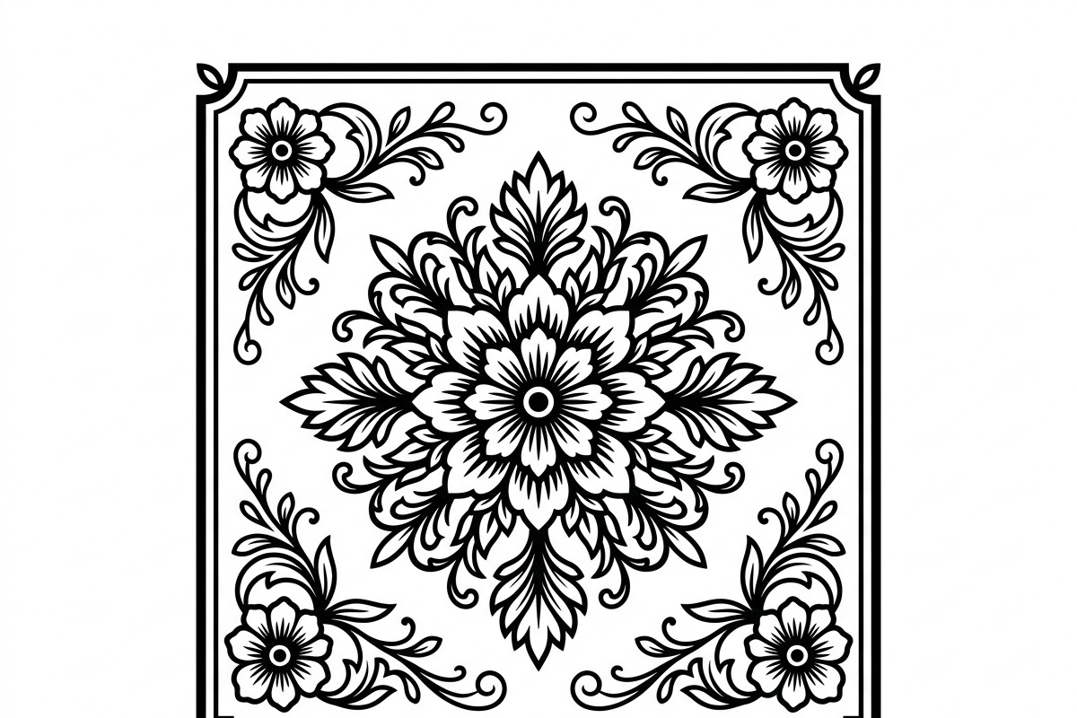 50 Elegant Floral Ornament Bundle, a Decorative Illustration by Amazin_art (Photo 32 of 42)