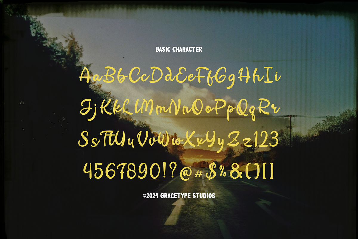 Romanelo Wandering | Retro Script, a Font by gracetype_studio (Photo 10 of 12)