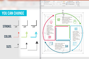 Linear Elements For Infographic V.11