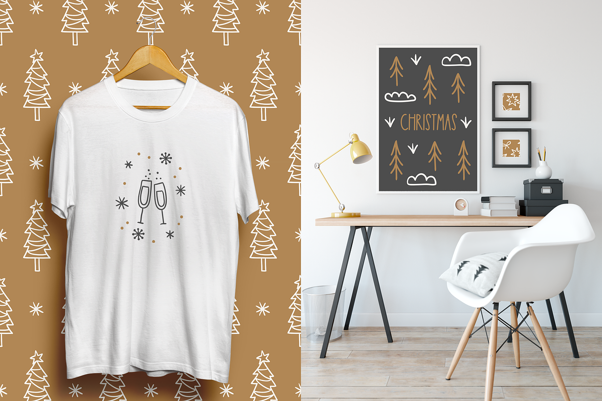 Vintage Christmas - Hand Drawn Kit, a Seasonal Illustration by miumiu (Photo 12 of 15)